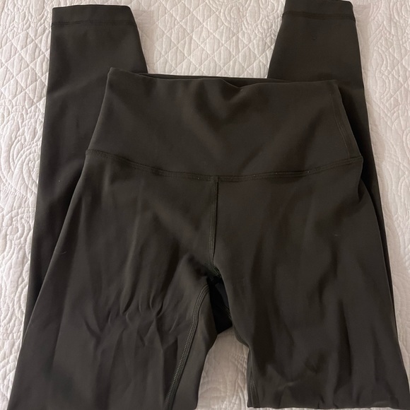 lululemon athletica Other - Lululemon Wunder Train’s 25” - Dark Olive - Size 4
